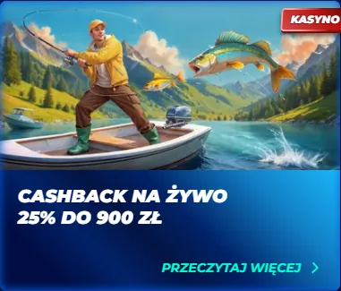 Karta promocji kasyno bassbet: cashback na żywo 25% do 900 zł